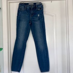 Blue denim fade High Rise Skinniest